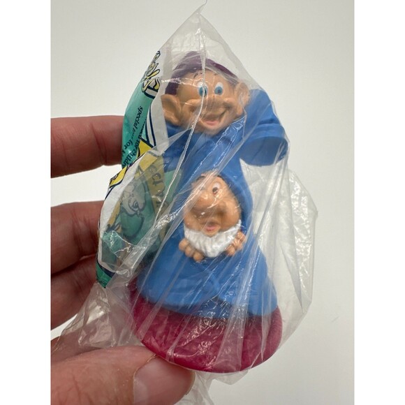 Disney 1992 McDonald’s Happy Meal Toy – Dopey & Sneezy Dwarfs (Sealed) - Picture 10 of 10